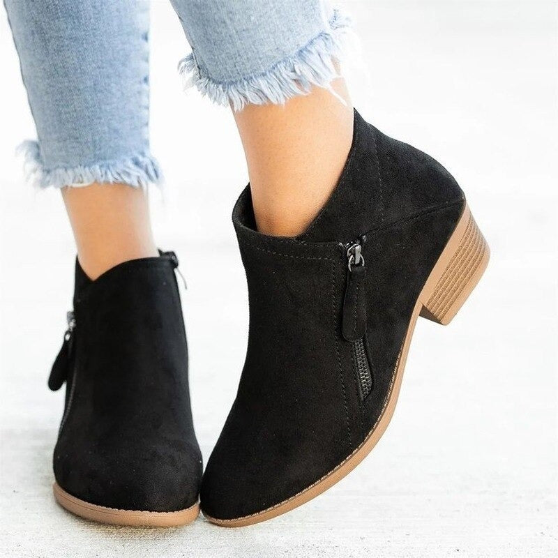 Women's - Stylish Boots - Durable materials - Comfortable Fashion Footwear - Trendy Design for All-Day Wear