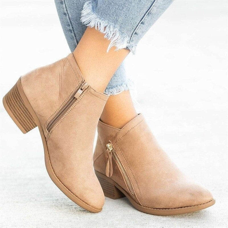Women's - Stylish Boots - Durable materials - Comfortable Fashion Footwear - Trendy Design for All-Day Wear