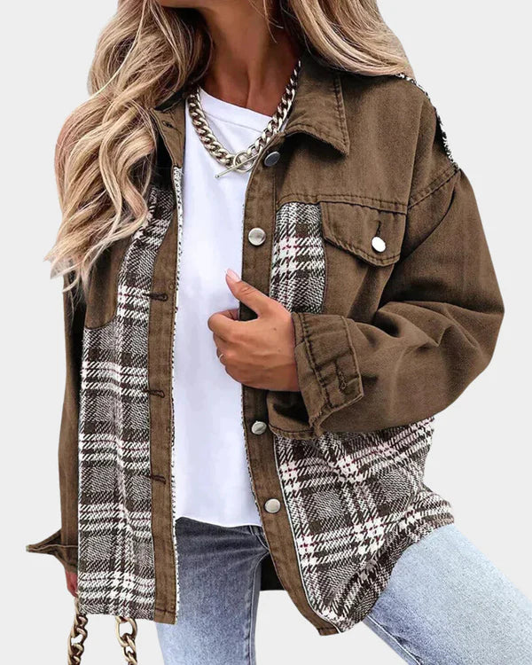 Casual checkered jacket