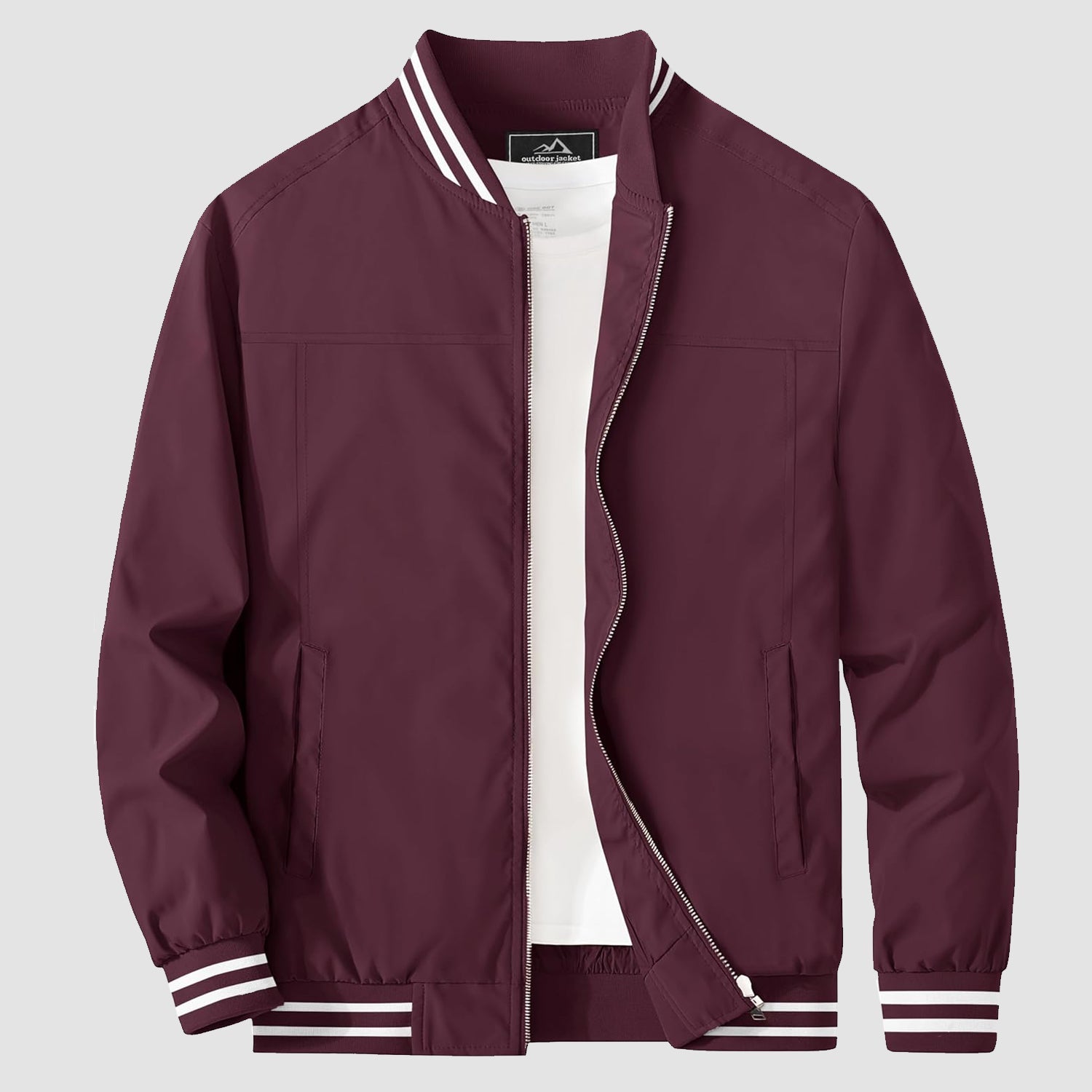 Men's - Bomber Jacket – Lightweight, Casual Windbreaker – Stylish Outerwear