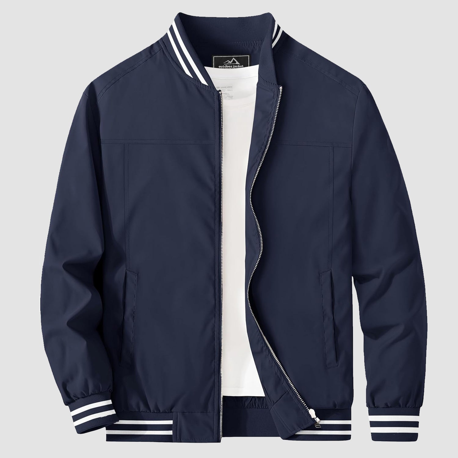 Men's - Bomber Jacket – Lightweight, Casual Windbreaker – Stylish Outerwear