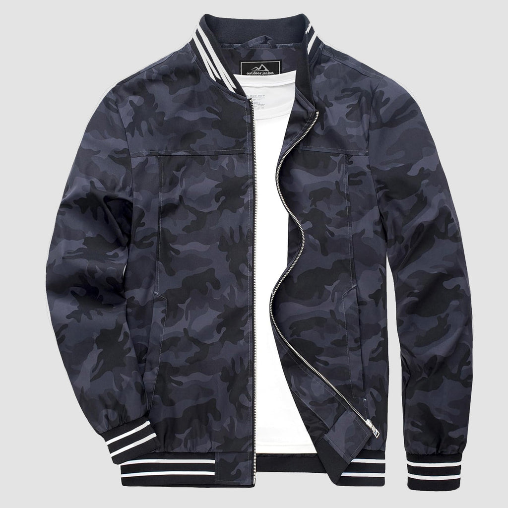 Men's - Bomber Jacket – Lightweight, Casual Windbreaker – Stylish Outerwear