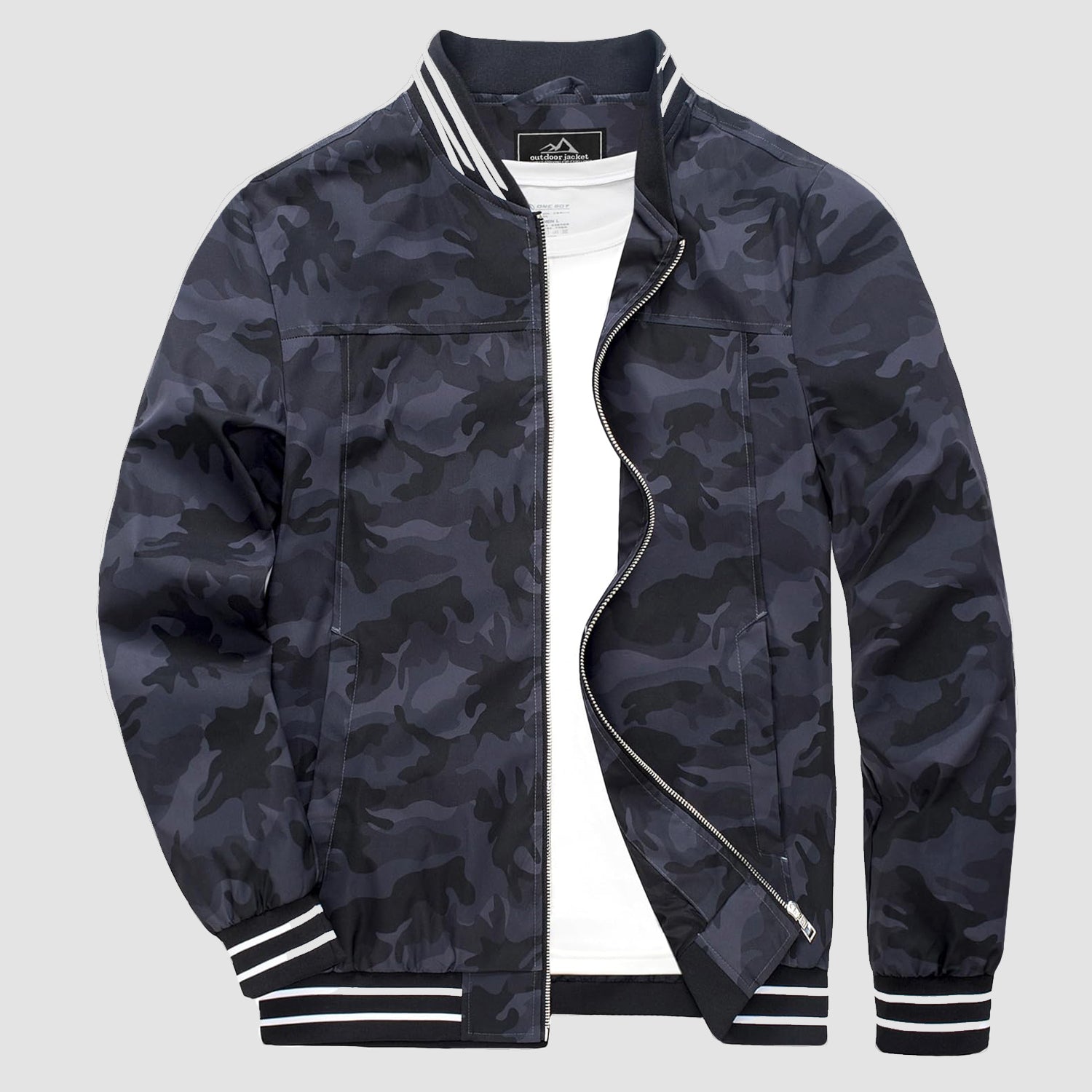 Men's - Bomber Jacket – Lightweight, Casual Windbreaker – Stylish Outerwear