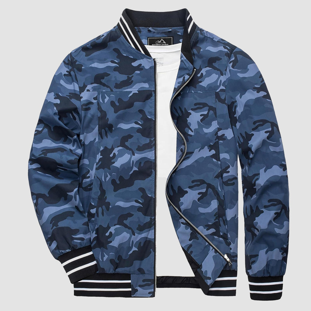 Men's - Bomber Jacket – Lightweight, Casual Windbreaker – Stylish Outerwear