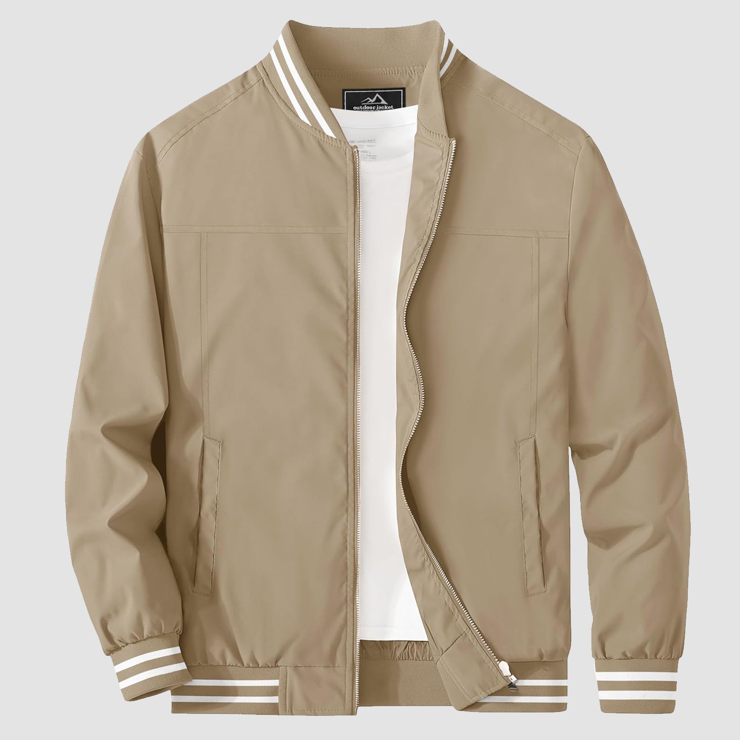 Men's - Bomber Jacket – Lightweight, Casual Windbreaker – Stylish Outerwear