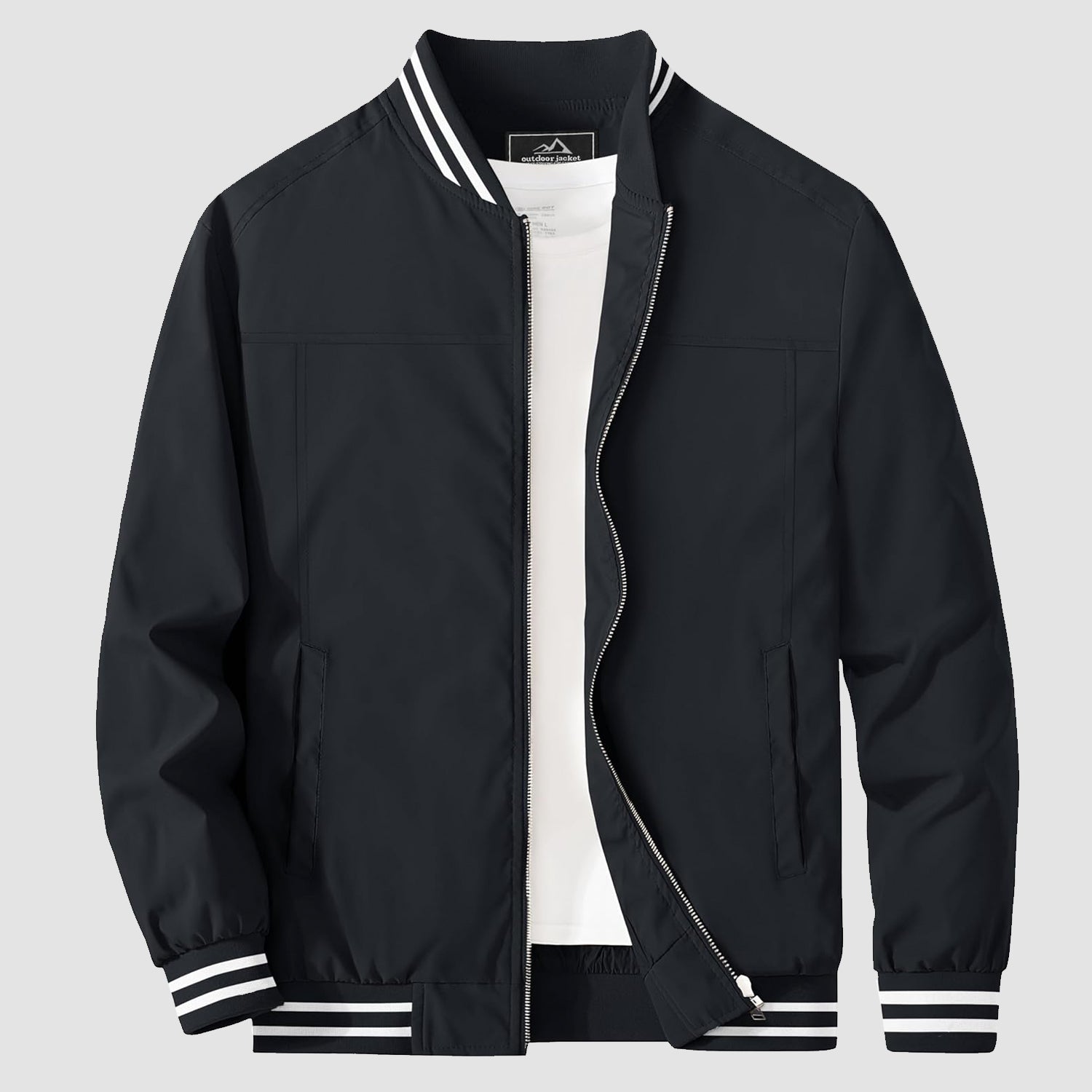Men's - Bomber Jacket – Lightweight, Casual Windbreaker – Stylish Outerwear