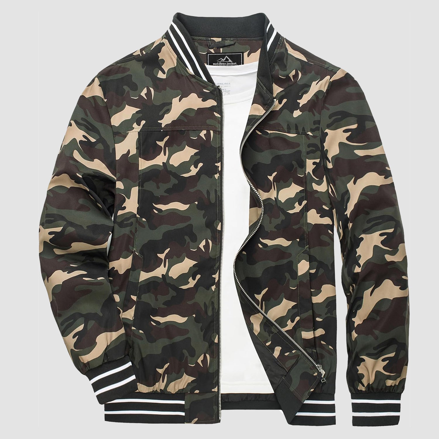 Men's - Bomber Jacket – Lightweight, Casual Windbreaker – Stylish Outerwear
