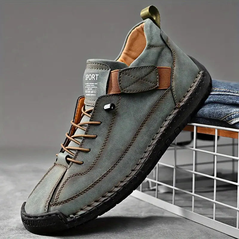 Men's - Sneakers - Leather - Stylish, Comfortable, and Durable Footwear for Everyday Wear