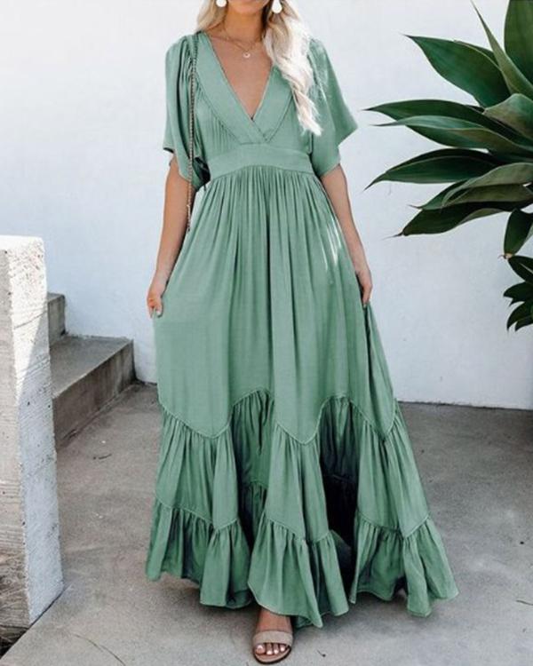 Long casual maxi dress