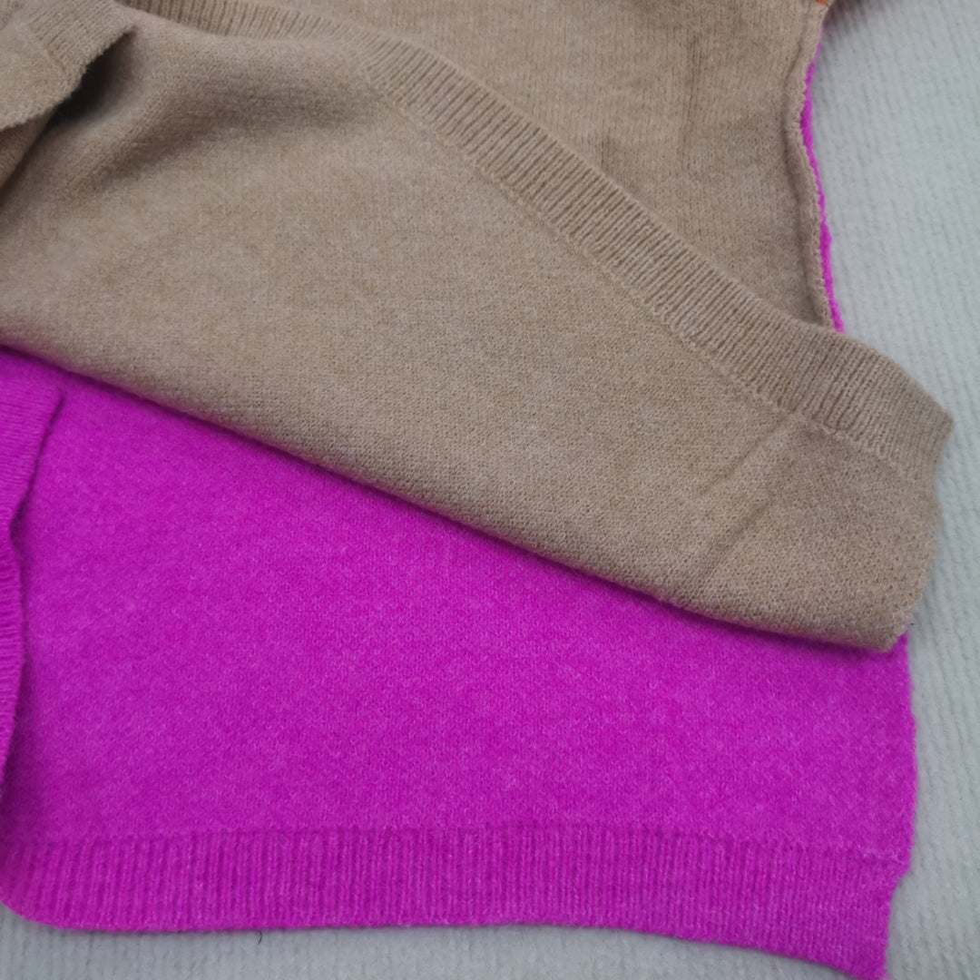 Stunning colour block jumper