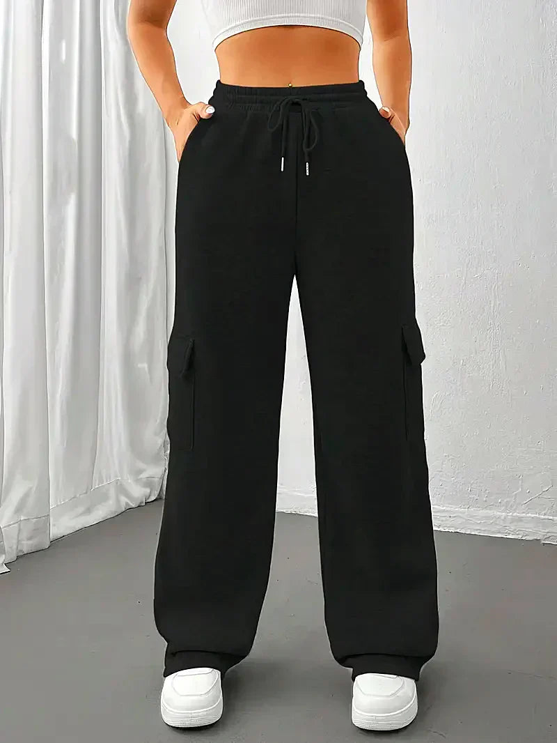 Women's - Jogging Trousers - Comfortable with Pockets - Perfect for Active Lifestyle