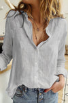 Comfortable linen blouse