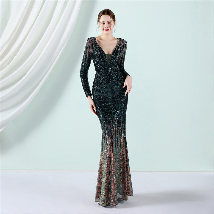 Fashion Long Sequin Dress Toast Clothing