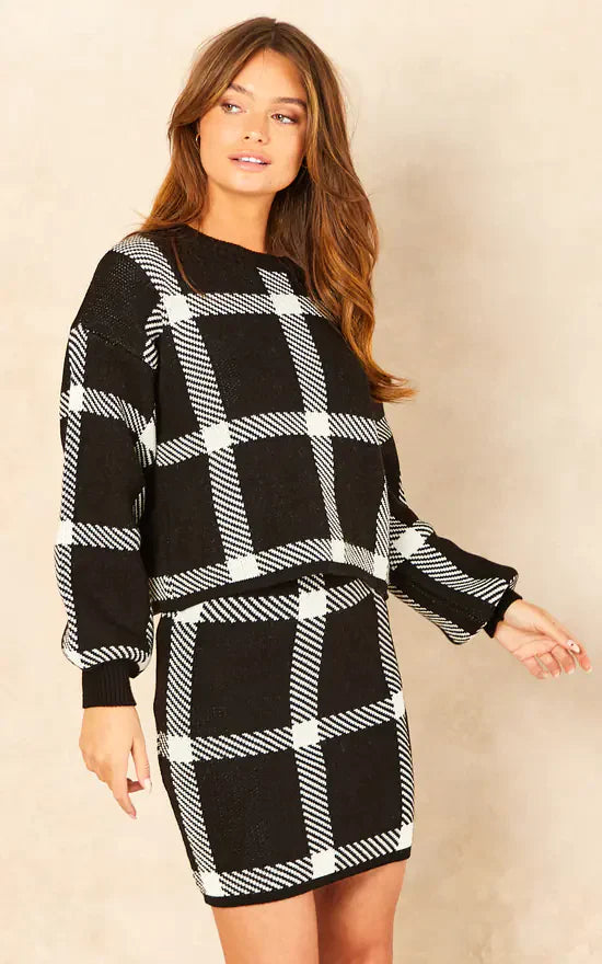 Elegant business suit pullover dress