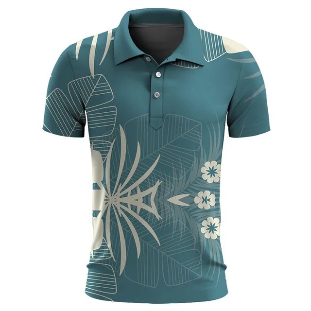 Men’s - Polo Shirt - Tropical Summer Style
