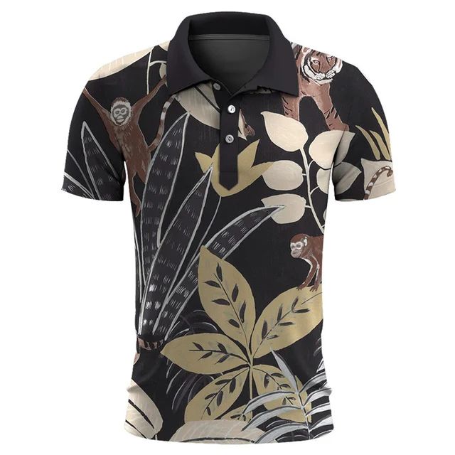 Men’s - Polo Shirt - Tropical Summer Style