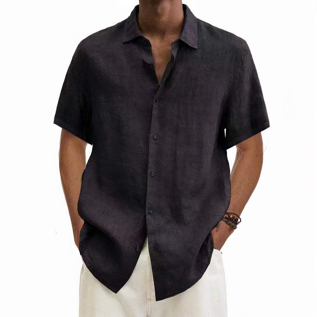 Men's - Linen Shirt - Comfy Summer Wear
