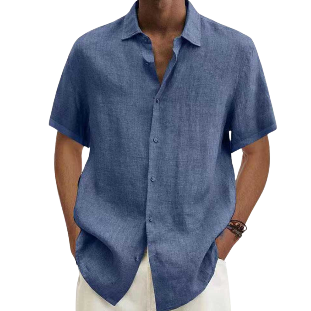 Men's - Linen Shirt - Comfy Summer Wear