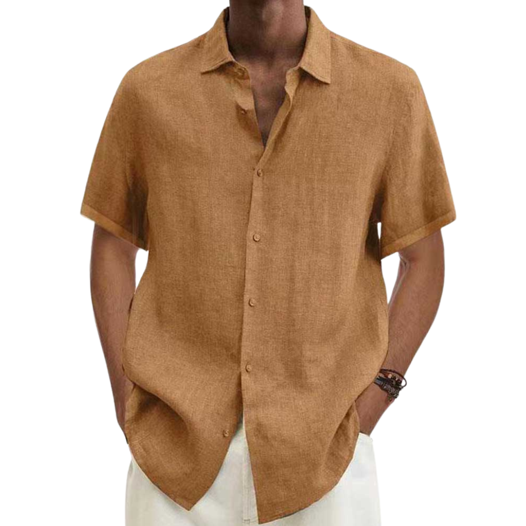 Men's - Linen Shirt - Comfy Summer Wear
