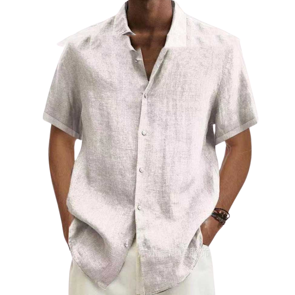 Men's - Linen Shirt - Comfy Summer Wear