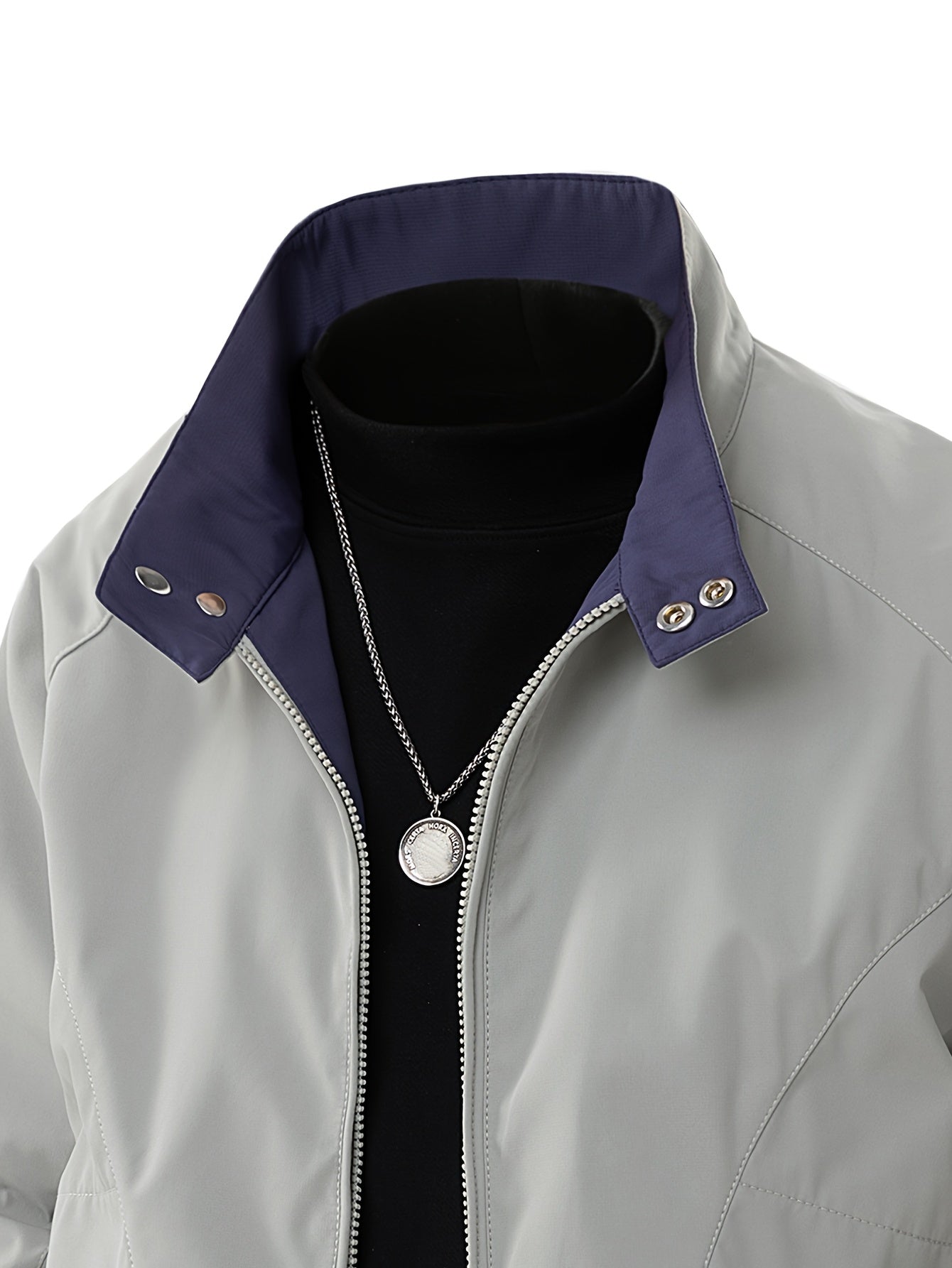 Men's - Casual Windbreaker Jacket - Lightweight, Versatile, Perfect for Outdoor Adventures