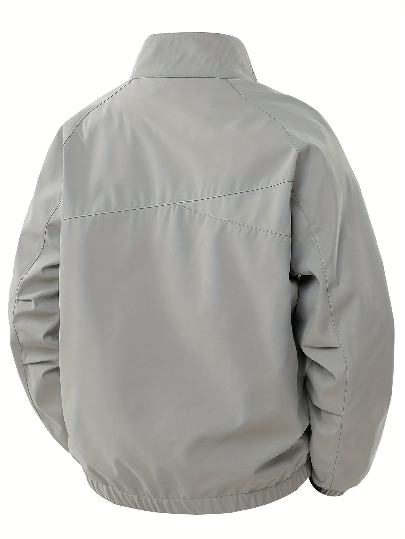 Men's - Casual Windbreaker Jacket - Lightweight, Versatile, Perfect for Outdoor Adventures
