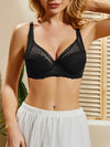 Comfort Bra With Floral Lace Elegant, Comfortable and Breathable