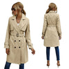 Spring and summer trench coat jacket for women