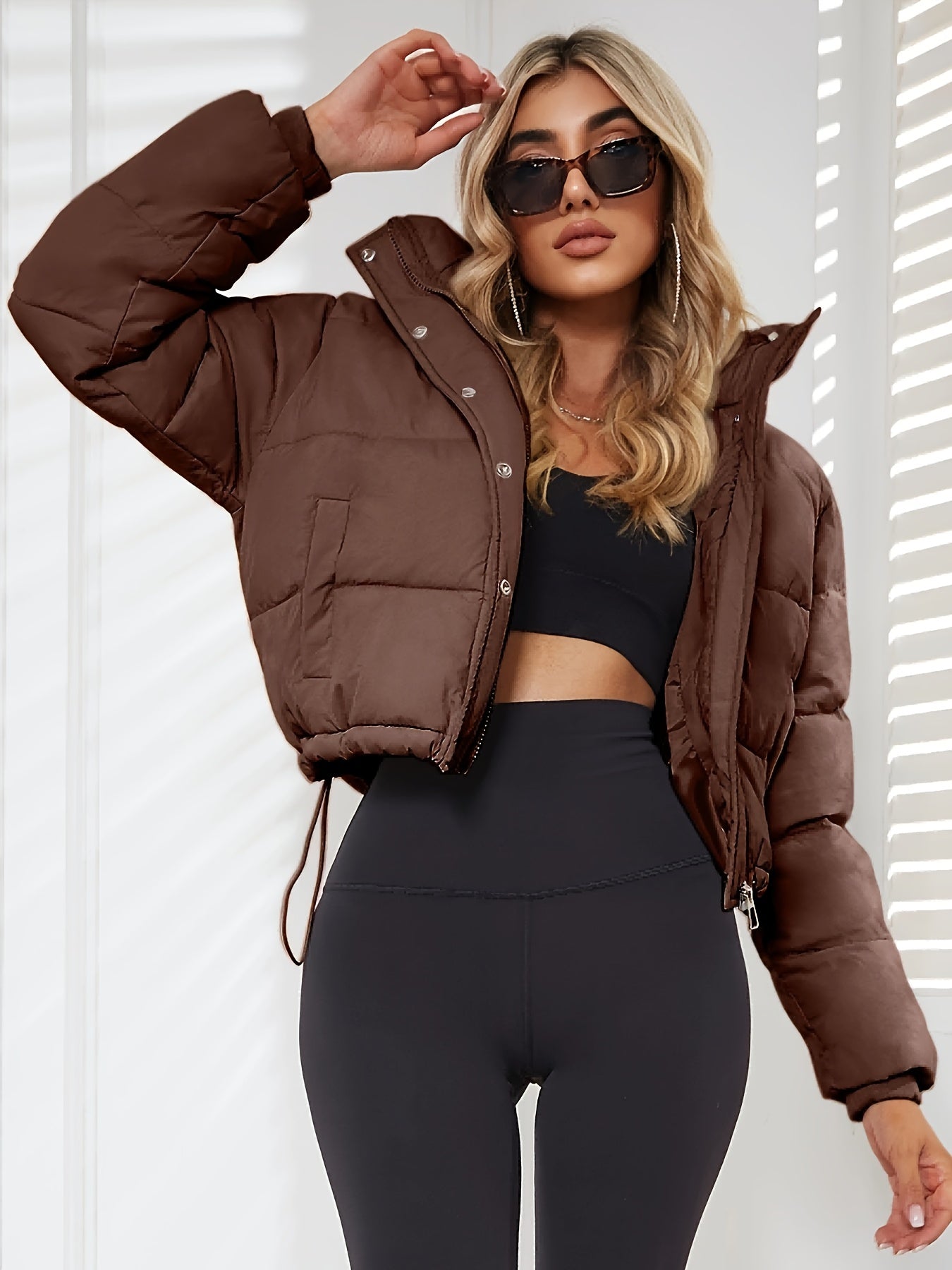 Women's - Jacket with Hood - Short Transition - Lightweight & Stylish