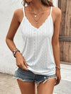 Women's - Summer Shirt - Spaghetti Straps - Versatile V-Neck Style - Perfect for Warm Days