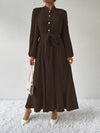 Women's - Elegant Long Sleeve Dress - Stylish Design - Perfect for Any Occasion - Women's Fashion