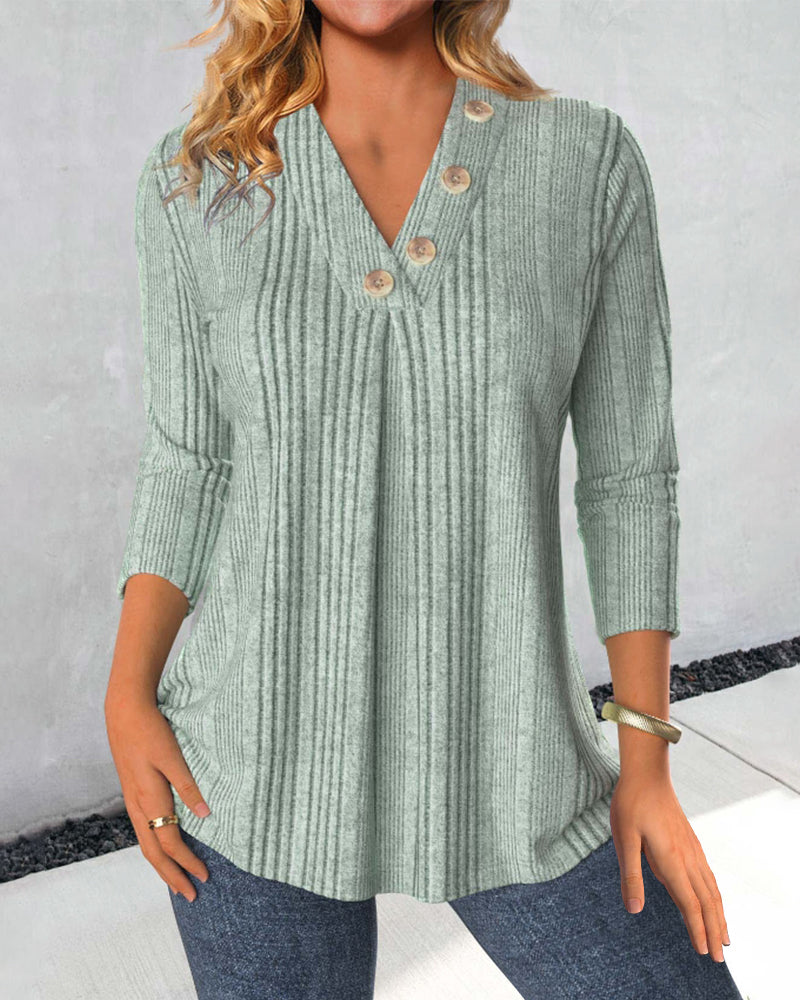 Plain green blouse