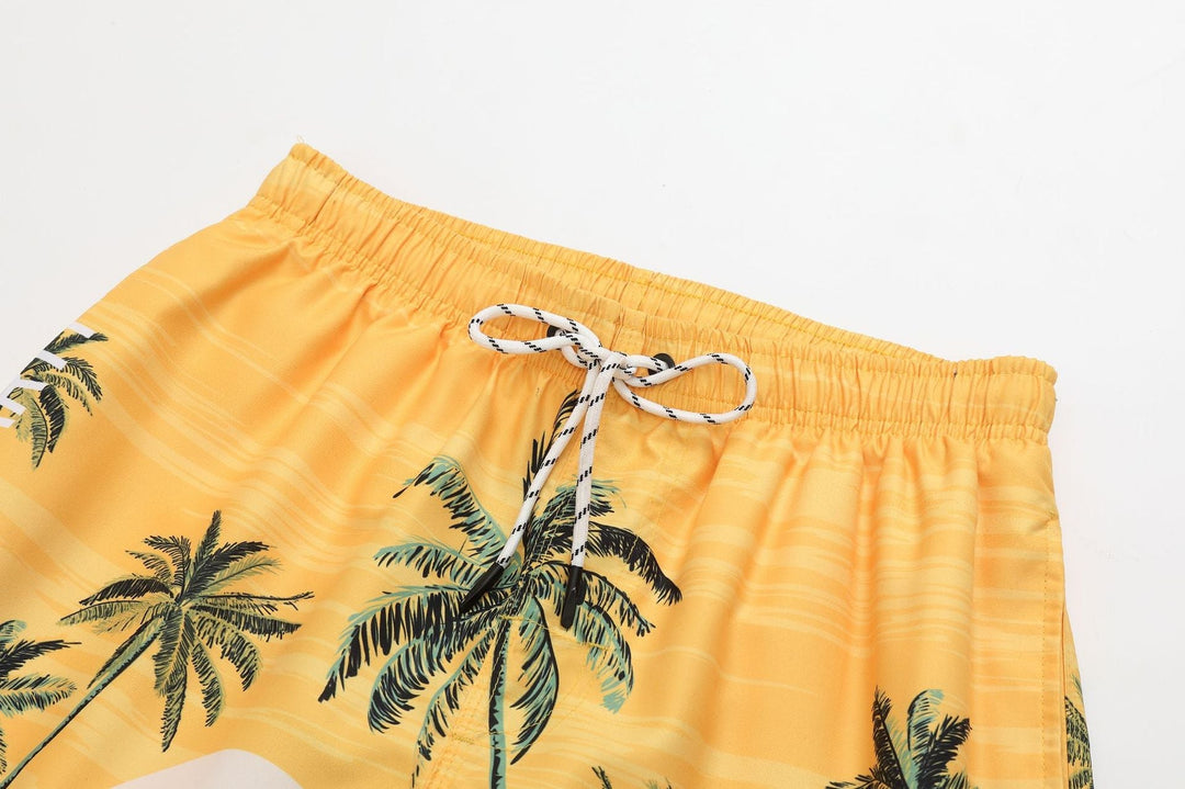 Coconut pattern beach shorts for men and women