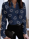 Women's - Casual Blouse - Lightweight Fabric - Trendy Everyday Wear for Effortless Style - Perfect for Any Occasion