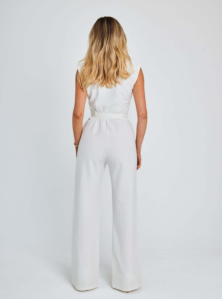 Ladies' jumpsuit with wide leg 23'