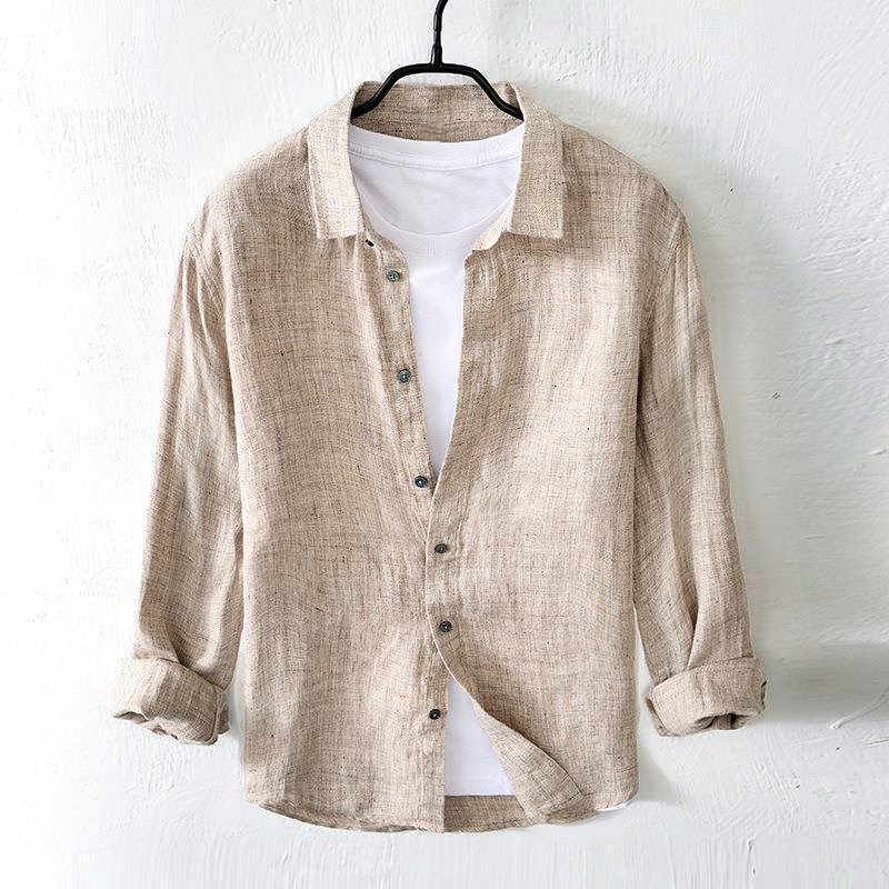 Long sleeve linen shirt