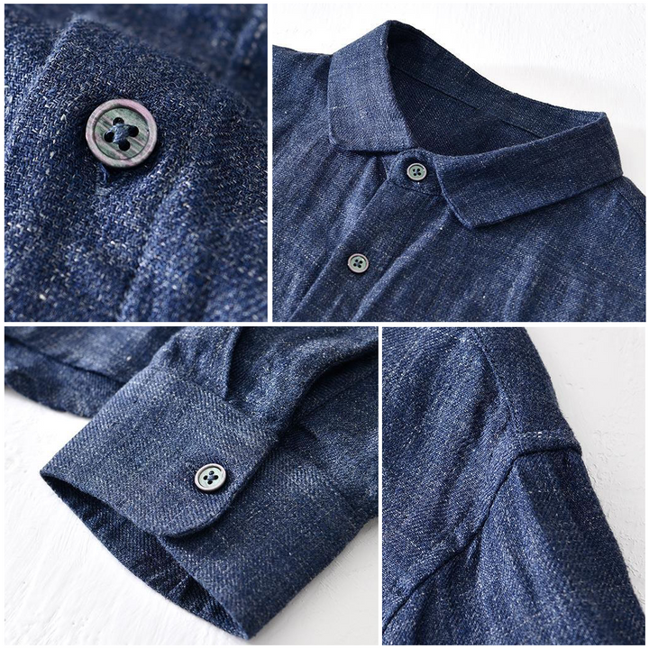 Long sleeve linen shirt