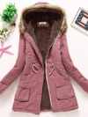 Slim-fit parka with hood, comfortable and fashionable