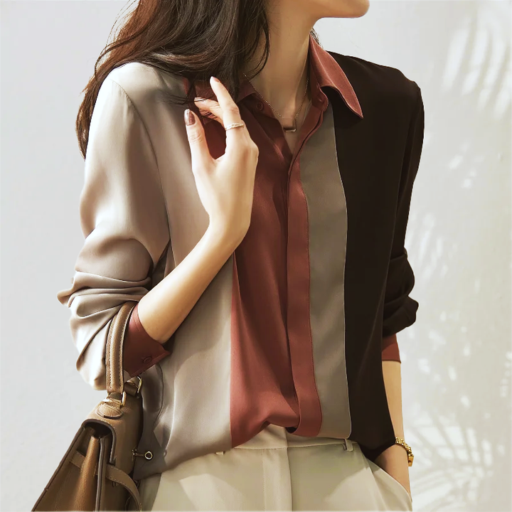 Versatile Satin Bliss ladies blouse