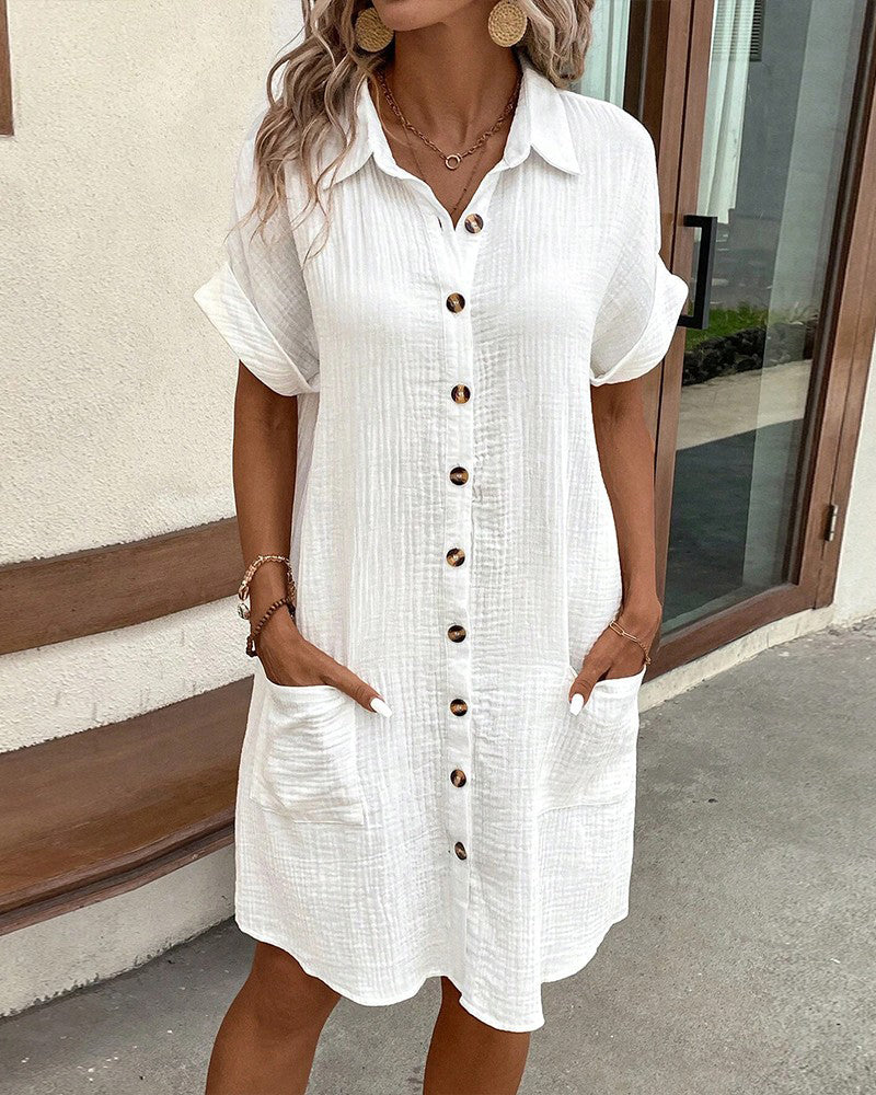 Women's - Comfortable Everyday Dress - Soft Fabric