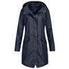 Windproof long rain jackets