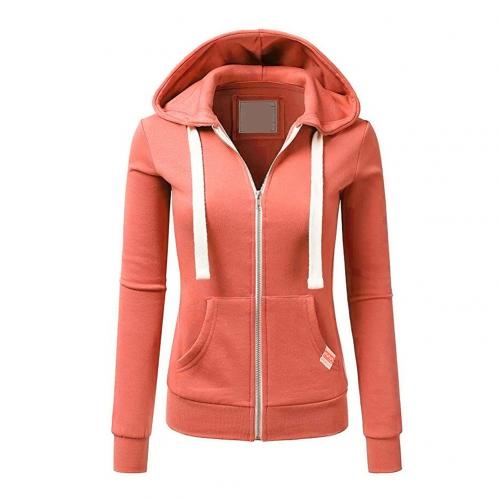 Women's - Zip-Up Hoodie - Cosy Fleece Material - Perfect for Layering
