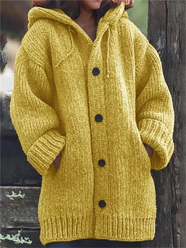 Cardigan with hood