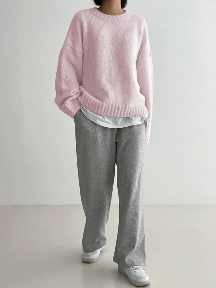 Pink monochrome jumper