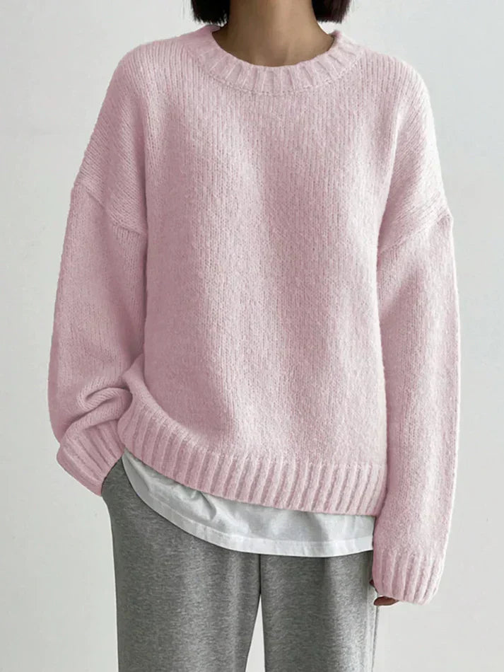 Pink monochrome jumper