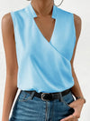 V-neck sleeveless blouse