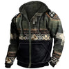 Retro Outdoor Jacket Vintage Men's Hoodie