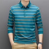 Men's Casual Long Sleeve Polo Shirt