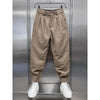 Ankle length corduroy harem trousers for men