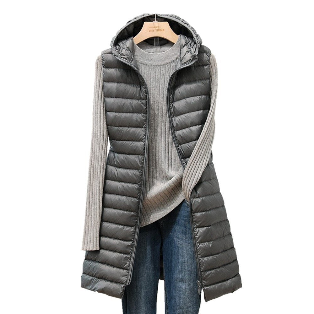 Cosy and modern padded jacket with hood